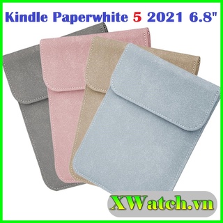 Túi đựng nắp nam châm chống sốc cho Kindle Paperwhite 5 2021 6.8" Kindle Paperwhite 11th