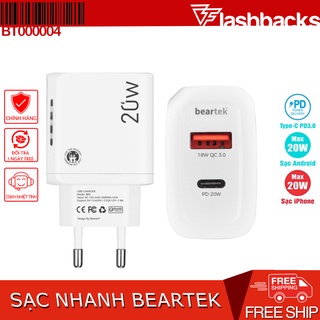 Củ sạc nhanh 20W - Pd3.0 Qc3.0 Với 2 Đầu type c và usb tiện dụng - phù hợp với mọi dòng điện thoại - Bảo hành 3 tháng