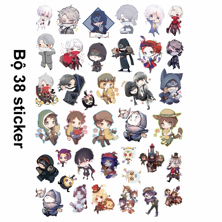 Sticker / Hình dán Game Identity V (random)