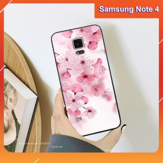 Ốp lưng Samsung NOTE 4 hình hình hoa, thiên nga, đẹp thời trang - CAO CẤP - SANG TRỌNG