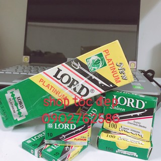 Luõi Dao lam Lord 1 cây 200 lưỡi tách sẵn 100 lưỡi chuẩn chính hãng