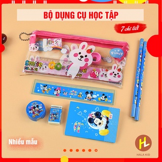 Túi Dụng cụ học tập 7 CHI TIẾT tiện lợi cho bé - Nhiều mẫu