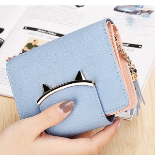 Ví Cầm tay Nữ kiểu vuông kẹp tai gấu K41 Shalla