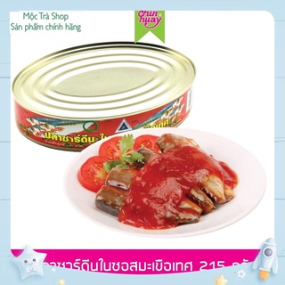 Combo 6 Hộp Cá hộp Sốt cà Cao cấp Thái Lan 215g ( 5-6 con cá / 1 hộp) Date 6/2024