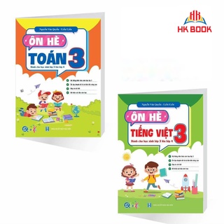 Sách - Combo Ôn Hè Toán và Tiếng Việt 3 - Dành cho học sinh lớp 3 lên 4 (2 cuốn)