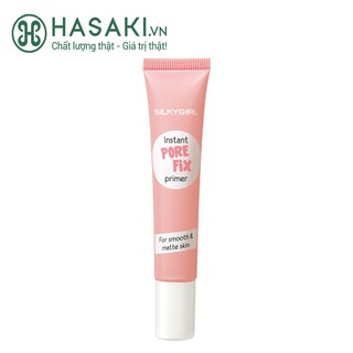 Kem Lót Che Lỗ Chân Lông SILKYGIRL Instant Pore Fix Primer Màu 01 Natural 15ml