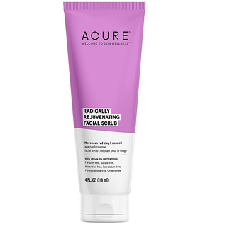 Tẩy tế bào chết đất sét đỏ chống lão hóa Acure Organics Acure Radically Rejuvenating Facial Scrub 4oz [Meoheo]