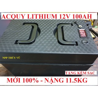 Bình acquy Lithium 100AH - 64 cell - 11.5kg