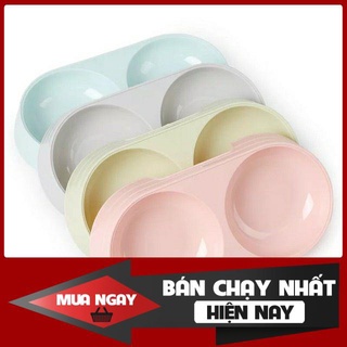 [❌GIÁ SỈ❌] Bát ăn nhựa đôi cho chó mèo 0 ❤️