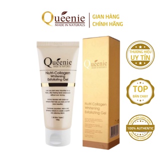 Gel tẩy tế bào chết dưỡng da tươi trẻ Queenie bổ sung Collagen phù hợp với mọi loại da Hàn Quốc chính hãng 100ml