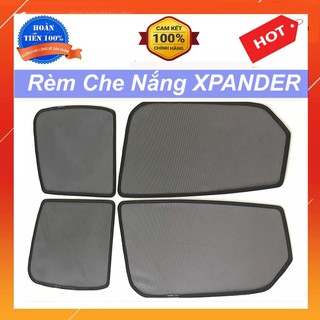 Rèm Che Nắng Nam Châm Xe Mitsu Xpander 2018-2019 2020 2021 2022 - Bộ 4 tấm chắn nắng chuẩn form xe, nam châm hút mạnh