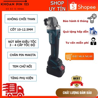 Thân máy mài pin Makita không than 100-125mm đến 4 tốc độ