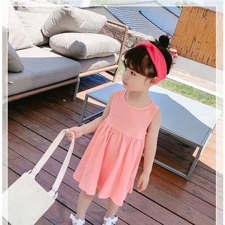 [AV15] [Thanh Lý 26K - Giá Gốc 80K] Váy Không Tay Dáng Cổ Điển Cho Bé Gái Chất Đũi Mát Size Từ 6-17Kg Săn SALE XÔ MUSLIN