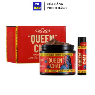 Combo Tẩy da chết cà phê Đắk lắk làm sạch da chết Cocoon phiên bản giới hạn "QUEEN" CHẤT - Từ Hảo