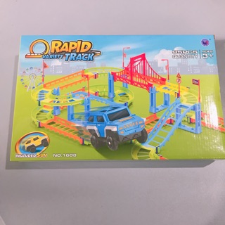 [ hàng mới về ] BỘ LẮP GHÉP VÀ OTO CHẠY ĐƯỜNG RAY 2 TẦNG THÔNG MINH