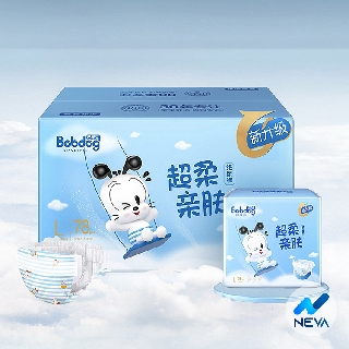 Tã dán/Bỉm Dán Bobdog  Đậu Siêu Thấm S34/M30/L26/XL22/XXL20 BM06
