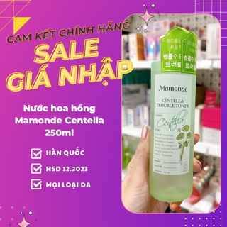 Toner Mamonde Rau Má Centella Trouble Phục Hồi Da 250ml