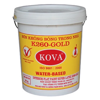 (VZ) Sơn phủ trong nhà Kova K260-Gold, nhiều mầu. 1 lít (bán lẻ).
