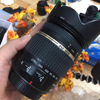 Ống kính Tamron 18-270f3.5-6.3 VC ống kính đa dụng cho máy Canon crop