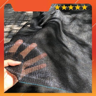 Combo 4m x10m Lưới che nắng dệt kim màu đen nhập khẩu Đài Loan tính theo mét tới, che Lan, che sân vườn