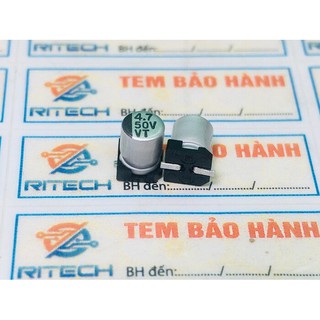 Combo 30 chiếc Tụ nhôm SMD 4.7uF/50V size 4x5mm