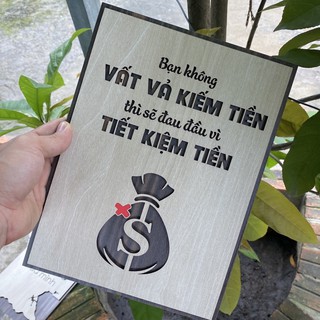 Tranh Động Lực Gỗ sang trọng TBIG064 mẫu mới