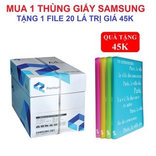 [MUA 1 TẶNG 1] Giấy in A4 Samsung (5ram/thùng) - Tặng 1 file 20 lá