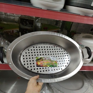 NỒI LẨU OM CÁ INOX, KHAY OM CÁ INOX