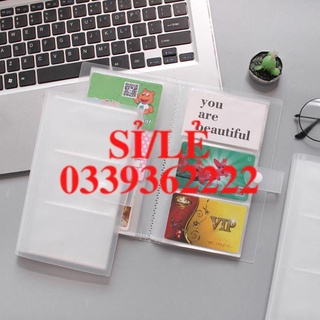 Quyển đựng danh thiếp / thẻ căn cước / thẻ tín dụng trong suốt chất lượng cao
