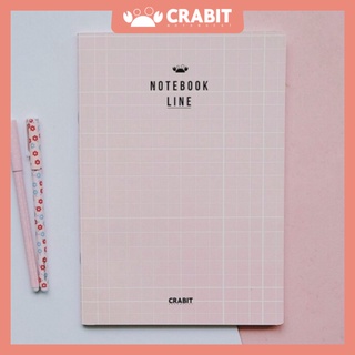 Vở kẻ ngang Pokadot Crabit 80 trang 120 trang bìa hoạ tiết dễ thương