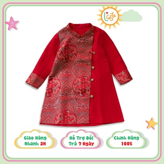 Áo Dài Cho Bé Chất Liệu Gấm Thượng Hải Cao Cấp từ 8-35kg LCasta ADT3