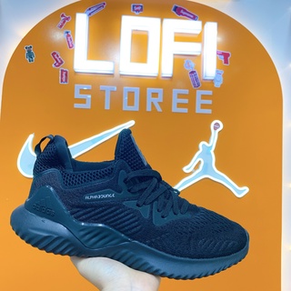 Giày Alpha Bounce Đen Full [ẢNH THẬT] Giày Thể Thao Nam Nữ Chạy Bộ Tập Gym