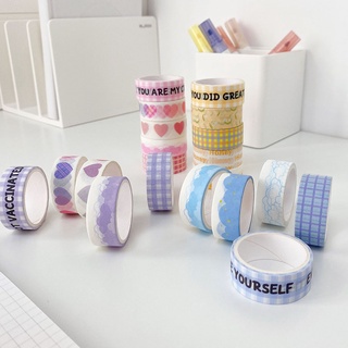 [Mã LIFE0803ALL giảm 10% đơn 0K] Hình dán Cute Cuộn Băng Keo Washi In Chữ Thank You Dễ Thương Trang Trí DIY