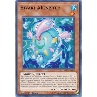 Thẻ bài Yugioh - TCG - Hiyari @Ignister / IGAS-EN005'