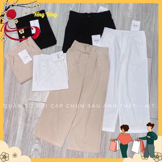 QNU35 - QUẦN ĐŨI ỐNG SỚ RỘNG CHUN SAU