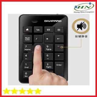Bàn phím số có dây DIVIPARD D500 Cổng kết nối USB