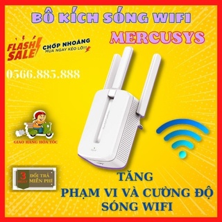 Bộ kích sóng wifi 3 râu Mercury cực mạnh,tăng sóng wifi,kích wifi,bộ tiếp nối sóng wi-fi VDH store