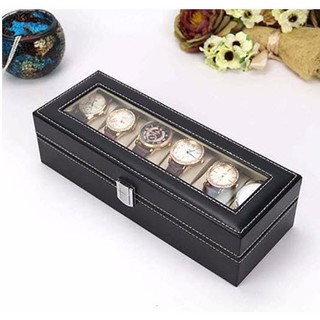 Hộp Đựng Đồng Hồ 6 Chiếc Da Pu