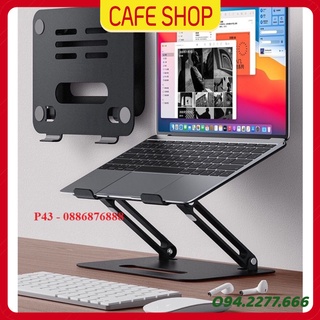 Giá đỡ để laptop điều chỉnh P43 stand notebook Macbook máy tính xách tay hợp bằng kim nhôm có thể tháo rời.
