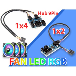 Hub chia USB 9pin trên main ra 2/4 cổng cho quạt FAN LED RGB