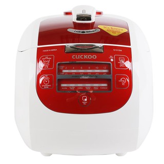 Nồi cơm áp suất điện tử Cuckoo CRP-G1015M 1.8L (Trắng Đỏ) - Hàng Chính Hãng