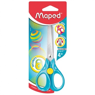 Kéo Maped Secutity 3D 473110 13cm - Mẫu 2 - Xanh Dương