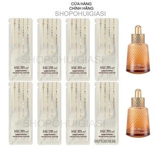 Gói huyết thanh tái tạo collagen, dưỡng trắng và căng bóng da - Sum:37 LosecSumma Miracle Energy Ampoule 1ml.