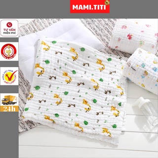 Khăn tắm xô 6 lớp, KHĂN TẮM 6 LỚP VẢI XÔ SIÊU MỀM, SIÊU THẤM CHO BÉ( KHĂN TẮM NHĂN )