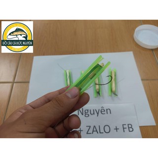 5 bộ phao bắp, chì, lưỡi, cước câu cá rô, cá suối, ao , cá nhỏ