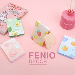 Gương kèm lược mini cầm tay hình Khủng Long dễ thương