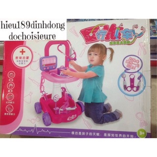 Đồ chơi bác sĩ xe đẩy khám cao cấp cỡ lớn (kick thước và ảnh thật)