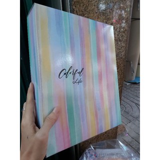 10 hộp xếp cao cấp có hoa văn 22.5x29x6cm
