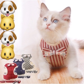 Yếm kèm dây dắt cực xinh cho chó mèo