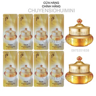 Gói kem dưỡng mắt xóa mờ nếp chân chim, nếp nhăn và giảm bọng mắt Whoo Whoo Intensive Nutritive Eye Cream